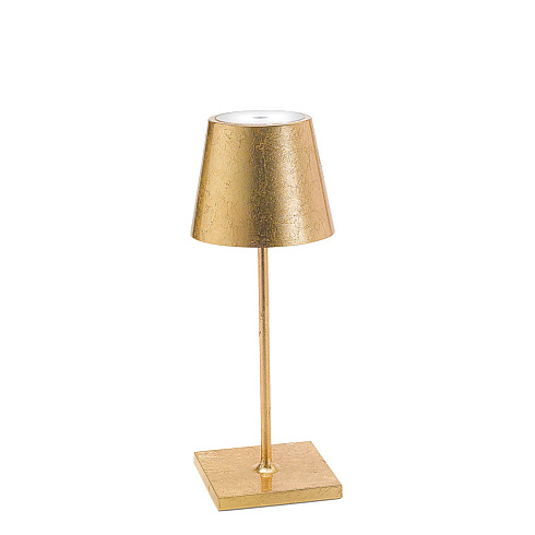 Настольная лампа Zafferano Poldina mini Gold color leaf Poldina LD0320BFO