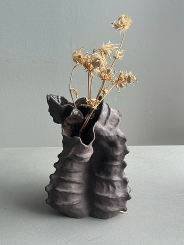 Ваза Katya Berlin BlackClay 05 Black Clay BERLIN05