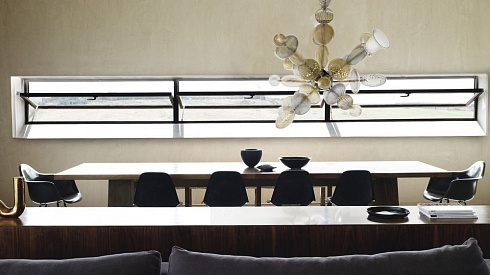 Подвесной светильник Barovier & Toso 7265 Perseus 7265/WR/CL Подвесной светильник Barovier & Toso 7265 Perseus 7265/WR/CL