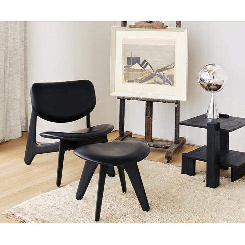 Стул Tom Dixon Slab In Black Leather Slab SLLCU01BLSY0100