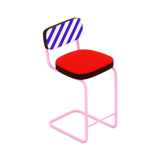 Superstool Blue Stripes