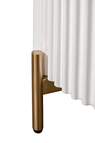 Тумбочка 2 ящика с мраморной столешницей dсм Garda Decor 77IP-GD009-TUMB/1 