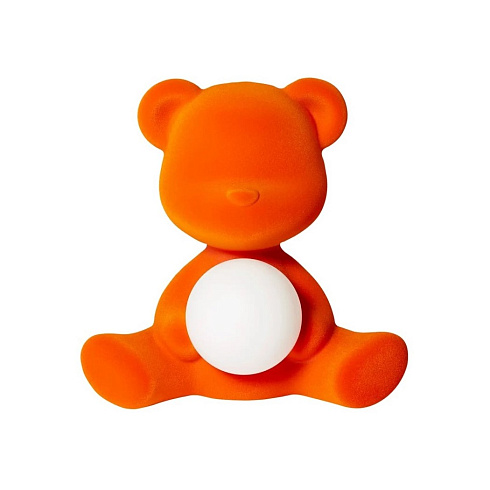Настольная лампа Qeeboo Teddy Girl Velvet Orange Teddy 25002OR-FL