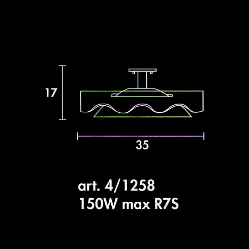Потолочный светильник Sothis 4/1258-Z-43 1258