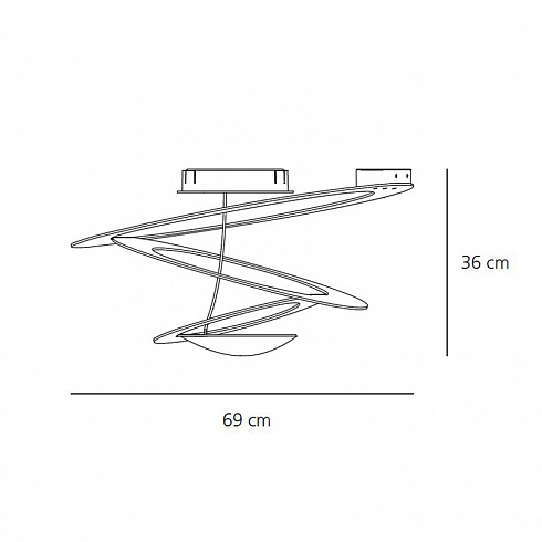 Потолочный светильник Artemide Pirce Mini White Pirce 1247010A