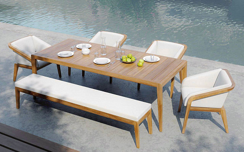 Обеденный стол Delight Collection Outdoor Grace Grace Grace Table 240x100