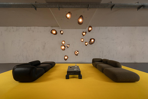 Подвесной светильник A-N-D Pebble A Pearl + C Slate Pebble PEB-P-A-PL-C-SL