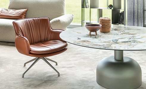 Кресло Cattelan Italia Rhonda Lounge A Barrique Rhonda Rhonda Lounge A GLV18 / GFM69 