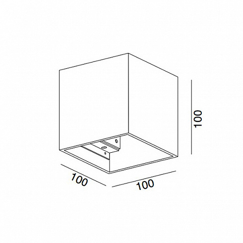 Настенный светильник Wever & Ducre 15202 BOX III AS BOX