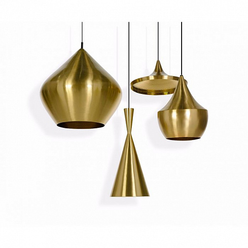 Подвесной светильник Tom Dixon Beat Wide Brass LED Beat BLS01B-PEUM5