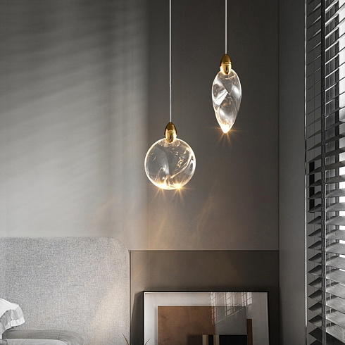 Подвесной светильник Delight Collection MT9176-2H titanium gold Colvin