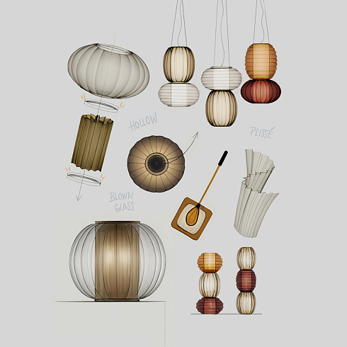 Подвесной светильник Contardi Alma Aura Amber Alma ACAM.006014