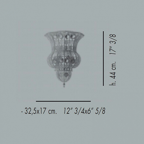 Настенный светильник BANCI 43.1377 LA TRADIZIONE