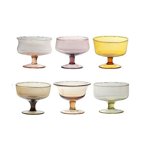 Набор креманок Bitossi Home Diseguale Amber/Pink set of 6 Diseguale MCV01161