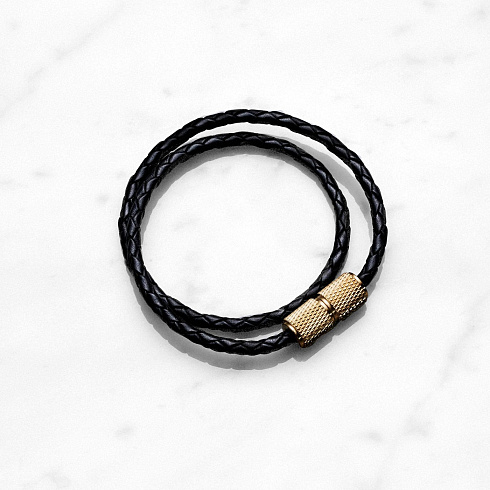Браслет Buster and Punch Double Bracelet 40 Brass B+P Jewellery UK-B1-D-40-BR-A
