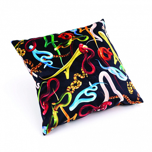 Подушка Seletti Toiletpaper Snakes Toiletpaper Cushion 02300