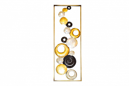 Панно декоративное настенное Круги  см Garda Decor 37SM-0716-A 