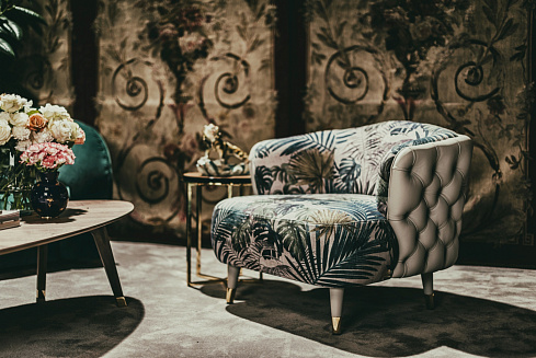 Кресло Black Tie Savoi Capitone Savoi SAV10C-PSF