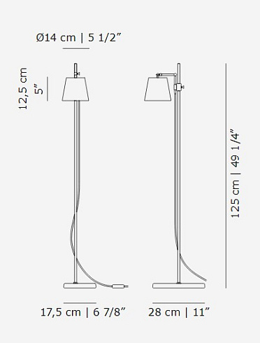 Торшер Karakter STEEL LAB LIGHT Lab Light 201417