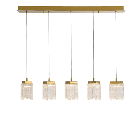 Подвесной светильник Delight Collection MD25020403-5B2 Satin gold, LED/25.4W, 3000K dimmable MD25020403 MD25020403-5B2 satin gold
