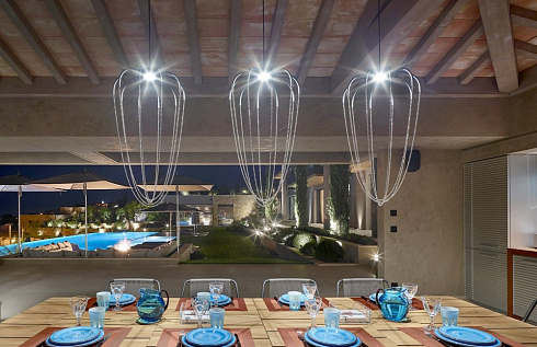 Подвесной светильник Axo Light ALYSOID 43 Brass Alysoid SP ALYS43 AN OT LED