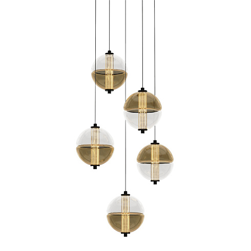 Подвесной светильник Delight Collection MD24022079-5A black/amber MD24022079