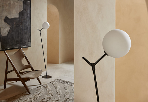 Торшер Aromas del Campo Atom Matt Brass Atom P1214+Matt Brass/Opal