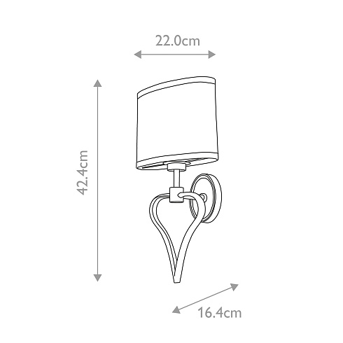 Настенный светильник Elstead Lighting BATH-FALMOUTH-PC Falmouth BATH/FALMOUTH PC