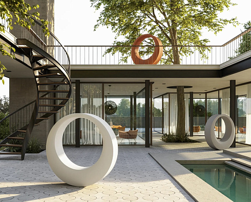 Кресло-качалка Moooi O. concrete O. 8718282338873