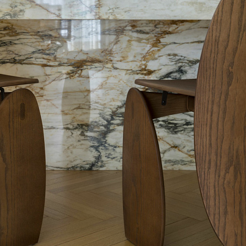 Стул MOGG Lunee Mokka Lunee MLU33W+MOKA PAINTED ASH