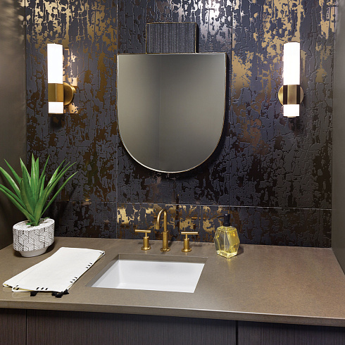 Настенные светильники Hinkley QN-FACET-LED1-HB-BATH 