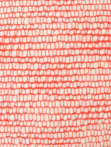 Подушка Tom Dixon Thread 50x50 cm Orange&White Wool Blend   Thread THCU50OR