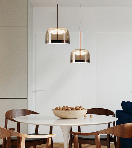 Подвесной светильник Delight Collection Equatore Small amber/copper Equatore 9705P/S amber/copper