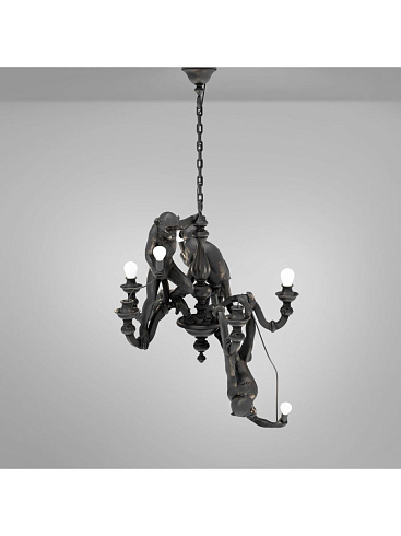 Люстра Seletti Monkey Black Monkey Lamp 14866