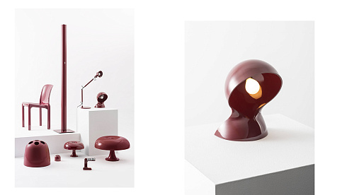 Настольная лампа Artemide Dalu Ruby Red Ruby Red S1466000A09