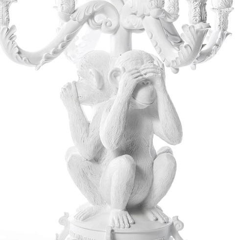 Канделябр Seletti Giant Burlesque 3 Monkeys White Burlesque 14874 BIA