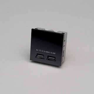 USB A+A black