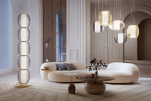 Подвесной светильник Contardi Alma Multipla Fumé  Alma ACAM.006030