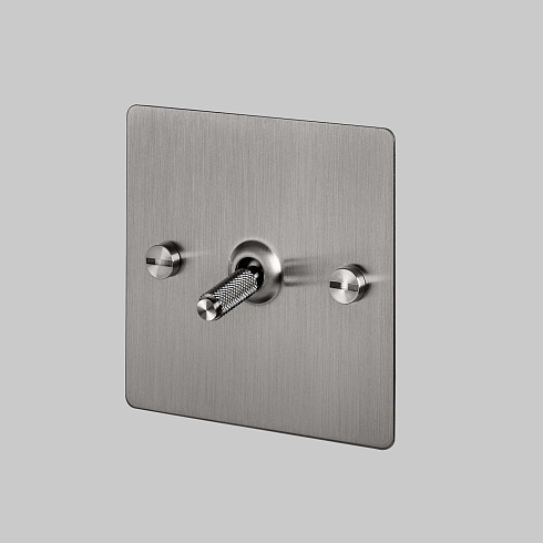 Выключатель Buster and Punch 1G Toggle Steel Switches UK UK-TO-CO-1G-ST-A