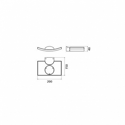 Настенный светильник Artemide 1646010A Microsurf