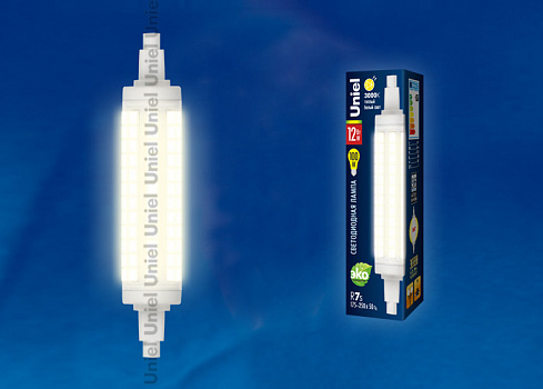 Лампа светодиодная Uniel LED-J118-12W/WW/R7s/CL PLZ06WH J