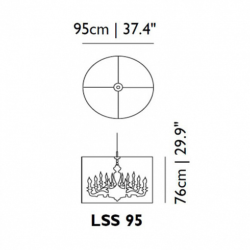 Люстра Moooi Light shade 95 LIGHT SHADE SHADE