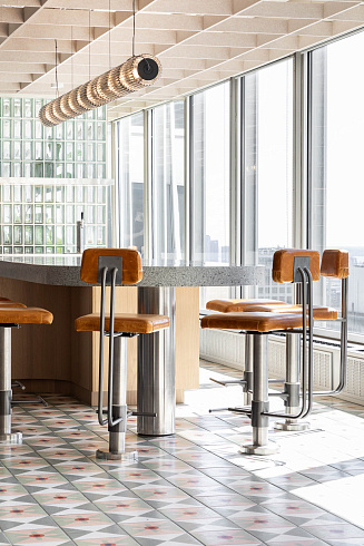 Подвесной светильник A-N-D Column 10 175 Horizontal Amber  Column COL-175-10-P-H-AMB