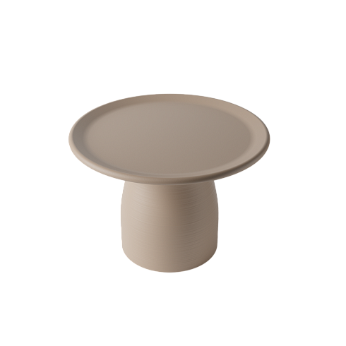 Приставной столик Qeeboo Totino 2 Low Dove Grey Totino 79012DG