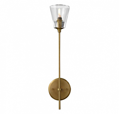 Настенный светильник Delight Collection Torche De Verre 1 light gold Torche De Verre 8614W/D gold