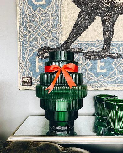 Ваза Pols Potten Steps Dark Green S Steps 140-205-386