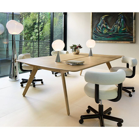 Стул Tom Dixon Fat Work Boucle Grey FAT FATWK01BL1+APFR84