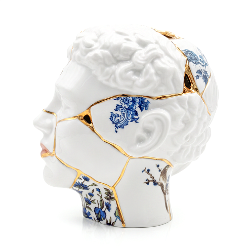 Ваза Seletti Kintsugi Head Him Kintsugi 09947