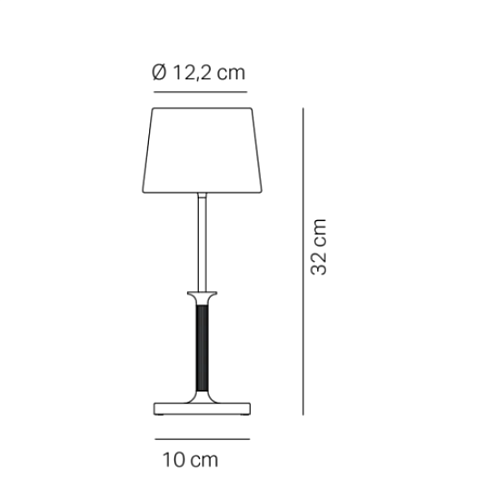 Настольная лампа Zafferano Poldina Classic Matt gold / Ivory Poldina LD1230O3