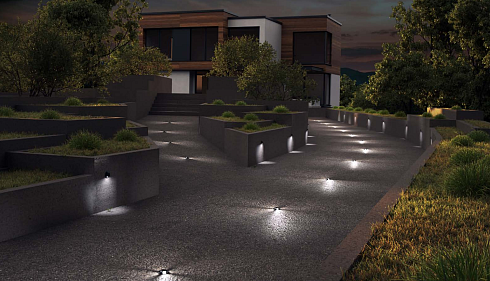 Настенный светильник AUGENTI Cut 45 2W 2700K on/off Cut 4045R/HRCC1L